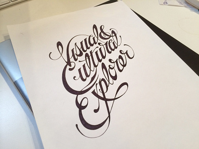 vce illustration lettering type typography