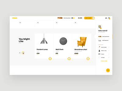 IKEA Online Experience Concept Throwback 3 app concept ecommerce furniture interaction retail shop ui ux