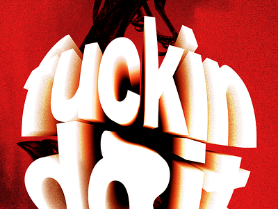 fuckin do it - 2022 album artwork cover graphic design