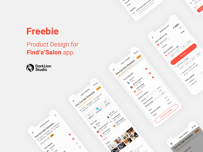 Freebie - Salon application theme