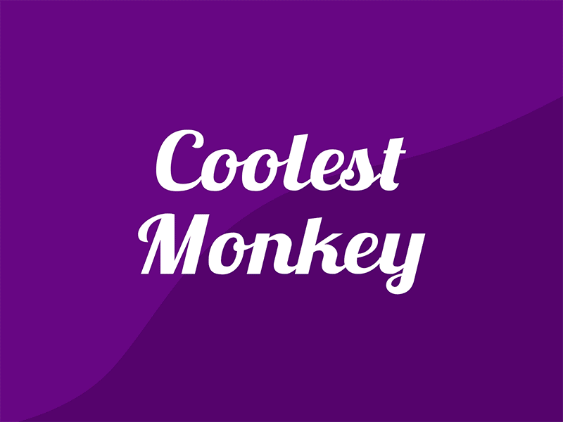 Coolest monkey animation