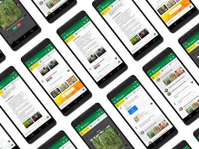 AgriBuzz - MyAgriGuru 3.0 agriculture agronomy androiddesign applicationdesign farming mahindra myagriguru productdesign userexperience