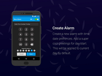 Simple Alarm Clock application alarm alarm clock android app app design app ui application dograsweblog