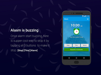 Simple Alarm Clock application