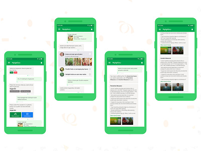 MyAgriGuru - India’s 1st Agri-Advisory Chat Bot agri advisory agriculture agronomy android app application ui chatbot dograsweblog farming mahindra myagriguru product design user research ux design