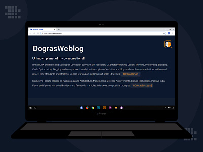 Website UI Design - DograsWeblog