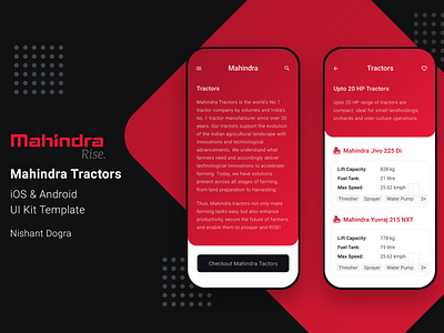 Mahindra Tractors application design application ui application ux ui branding creativity design thinking dograsweblog farm equipment mahindra mahindra mahindra tractor tractors user experience