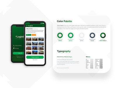 Color Palette - Wave Logistic - Application UI Freebie