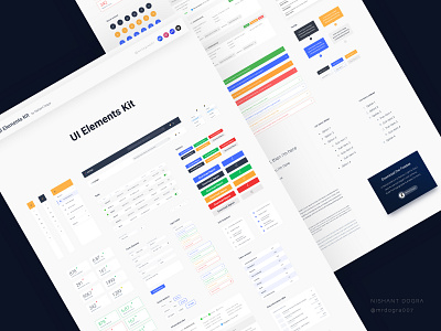 Freebie - UI Elements Kit bootstrap dashboard ui dograsweblog free psd freebie ui kit web application ui