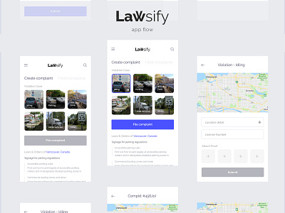 Lawsify Application UI