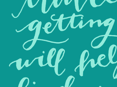 Travel Often calligraphy hand lettering hand lettering quote teal