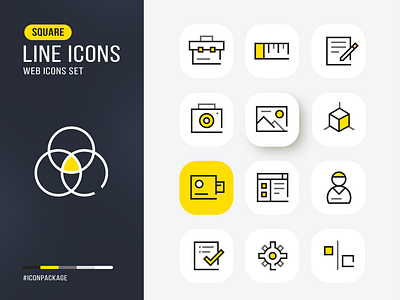 Vectors Line icons design