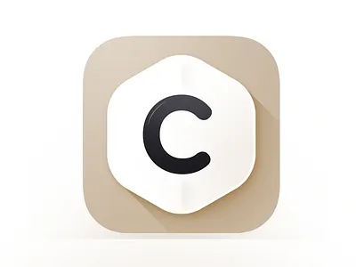 IOS Icon design. amblem android icon badge c icon design illustration illustrator ios icon iphone icon logo octagon photo editing photoshop protect shield ui web icon