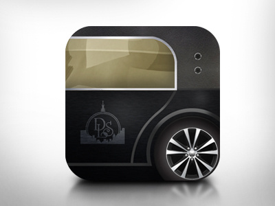 Limousine IOS Icon 3d icon app icon car comfort icon ios ios icon iphone iphone icon limo limousine