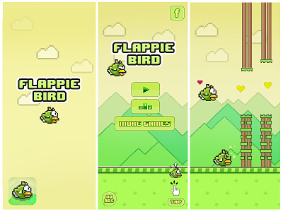 Flappy Bird Reskin 8bit android game app art bird flappy flappy bird game iphone game pixel reskin