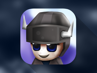 IOS Game Icon charachter flat game icon ios ios icon ios7 iphone iphone icon viking