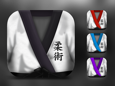 Kimono IOS Icon 3d chinese fight icon ios karate kimono suit taekwondo