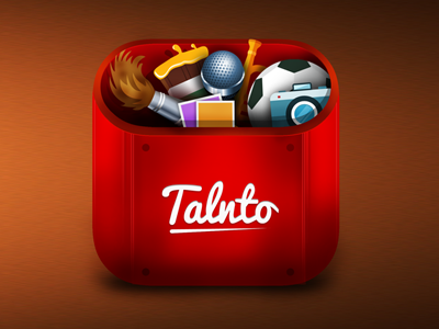 3D Ios Icon Design 3d 3d icon ball box brush icon ios iphone iphone icon stuff talent