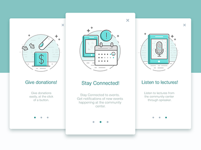 Onboarding Icons Illustrations