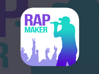 Flat Rap Maker IOS Icon