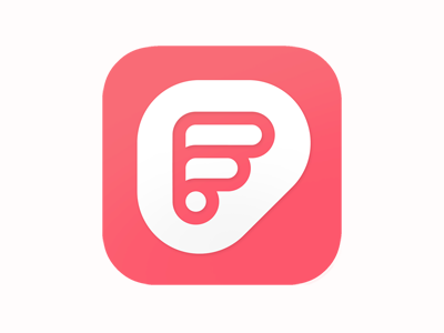 Flair IOS Icon design app logo vibrant flat minimalistic ui icon icon design iphone icon ios icon flat icon