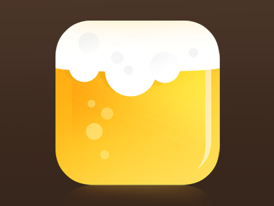 Beer Flat IOS Icon alcohol android beer beer icon drink game gui icon icon artwork ios icon iphone icon ui