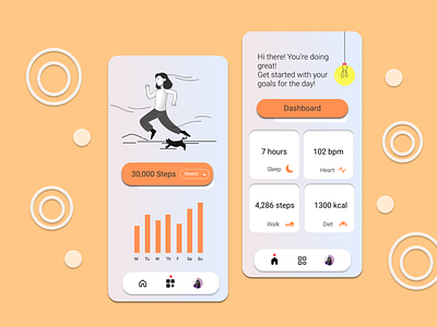 Health Tracking App Concept Design