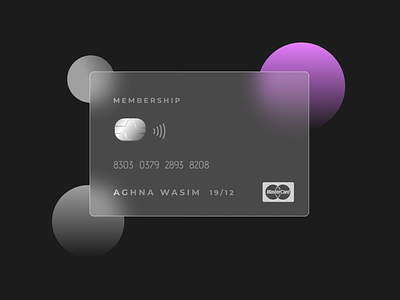 Credit Card UI Design