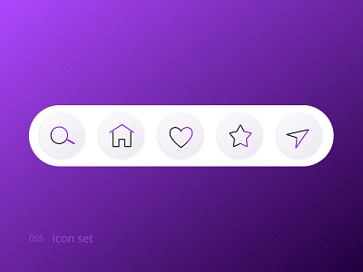 Daily UI 055 Icon set