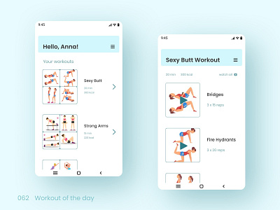 Daily UI 062 Workout of the day