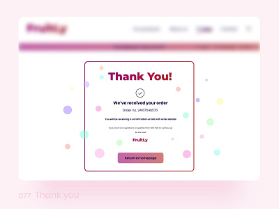 Daily UI 077 Thank you 077 daily ui 077 daily ui challenge dailyui077 dailyuichallenge design thank you thankyou ui ui challenge ui challenge 077 ui design uichallenge uichallenge077 uidesign