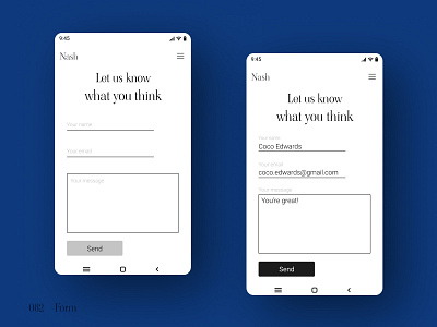 Daily UI 082 Form