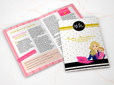 Booklet Working Mommin :: 1º Meeting booklet design illustration pagination vector