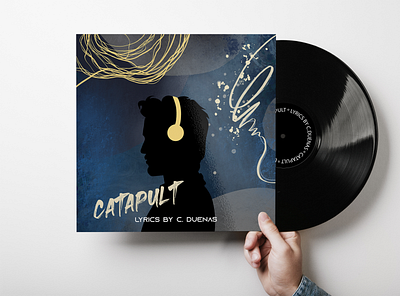 Single "Catapult" by C.Duenas album artwork album cover design graphic design illustration illustrative cover music design single cover vector