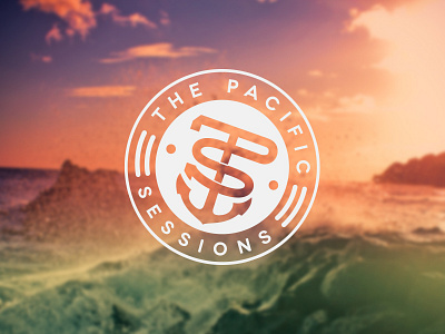 Pacific Sessions branding icon identity logo