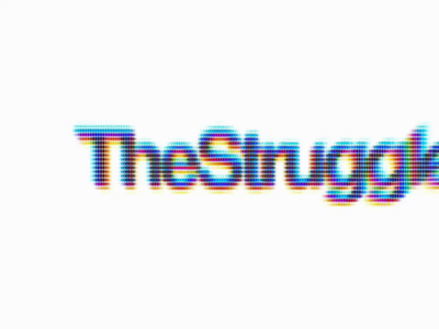 🏴The Struggle ✊🏾 blacklivesmatter branding communication digital art motion motiongraphics typography
