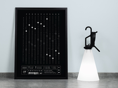 2023 Lunar Calendar calendar eclipse graphic design kickstarter lunar meteor shower moon print product photography space