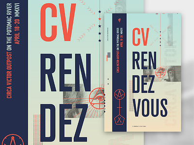 CV Rendezvous - Poster Series Pt II branding circa victor din election franklin jon lewis politics symbols