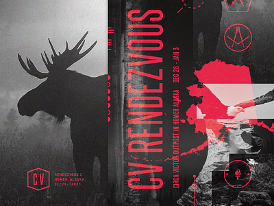 CV Rendezvous II - Poster Series alaska branding circa victor government politics poster print typography