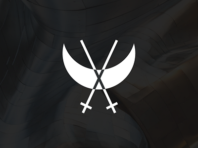 SW 001 dark identity logo mark moon shadow swords work