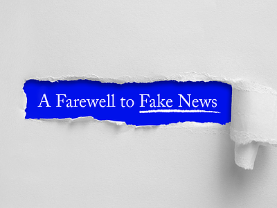 Fake News government journalism news politics typography