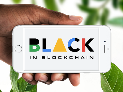 Black in Blockchain banner black blockchain event marketing promo