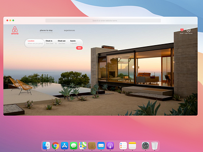 Airbnb Home Page Redesign