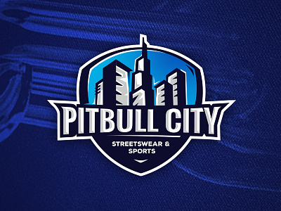 Logo Pitbull City design logo pitbull