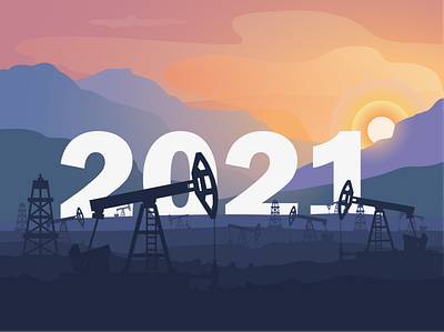 Calendar 2021 2021 calendar gas illustration oil