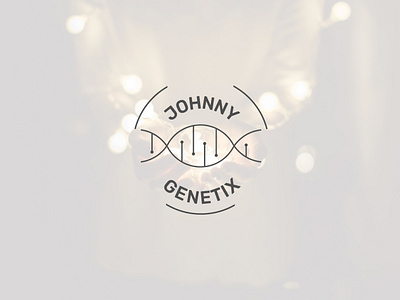 Johnny Genetix creative logo flat logodesign minimal minimalist modern unique logo