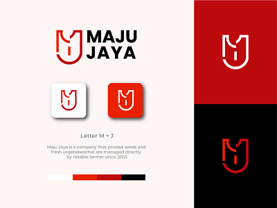 Maju Jaya design logo logodesign logotype minimal