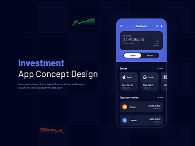 Financial Investments App Design