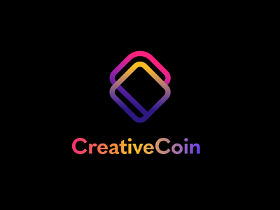 Creative Coin brand identity crypto crypto logo crypto wallet ethereum logo logo design mark typography vector