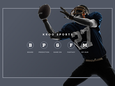 Letter Icons concept fantasy icons sports thoughts